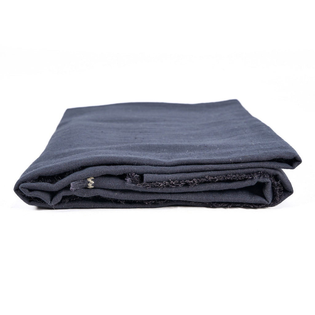 Rechteckige Tischdecke aus schwarzem Naturleinen fürs Esszimmer – 150 x 250 cm
