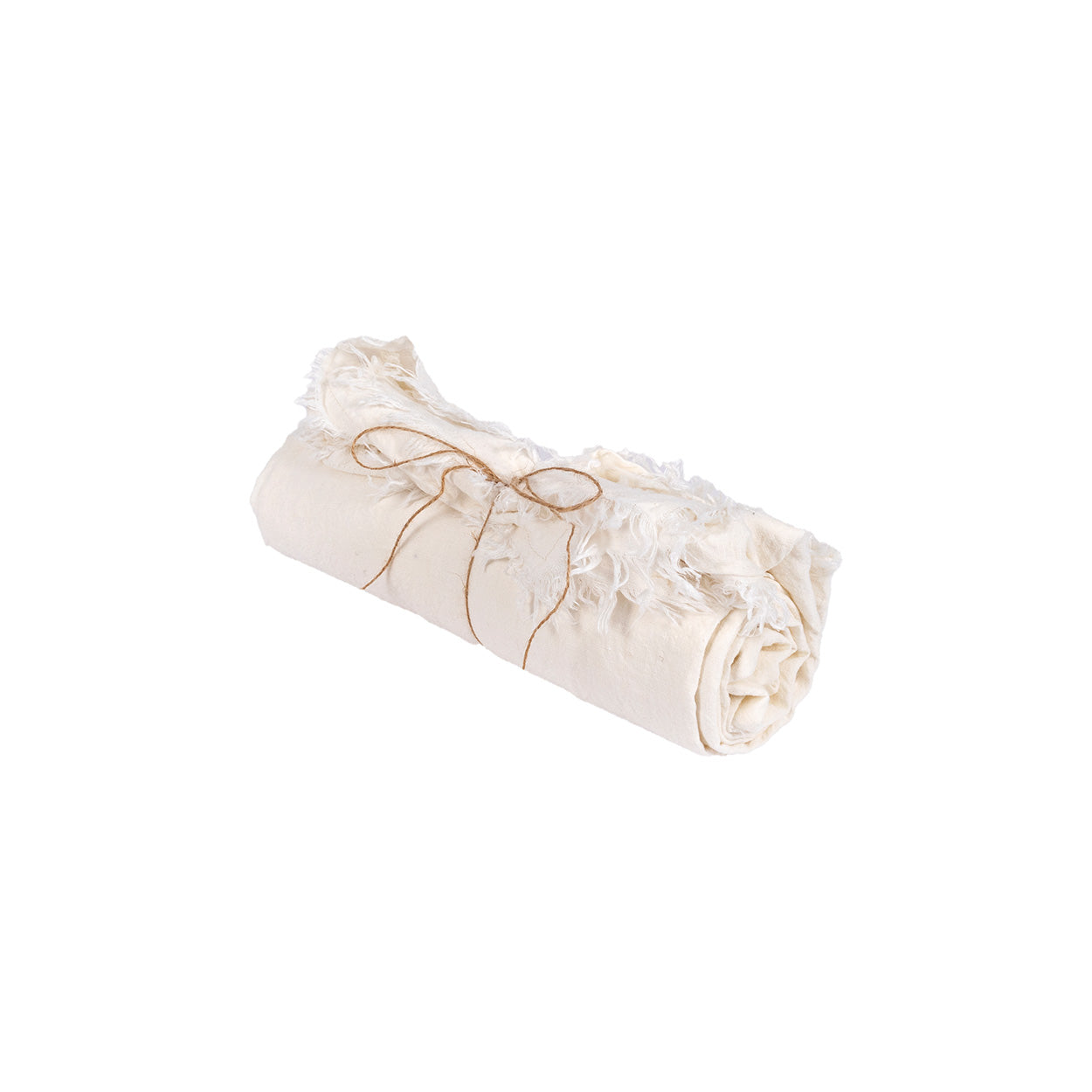 Nappe rectangulaire en lin blanc cassé douceur naturelle – 180x300 cm
