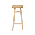 Barhocker aus Naturholz – Ø35 cm, Höhe 75 cm