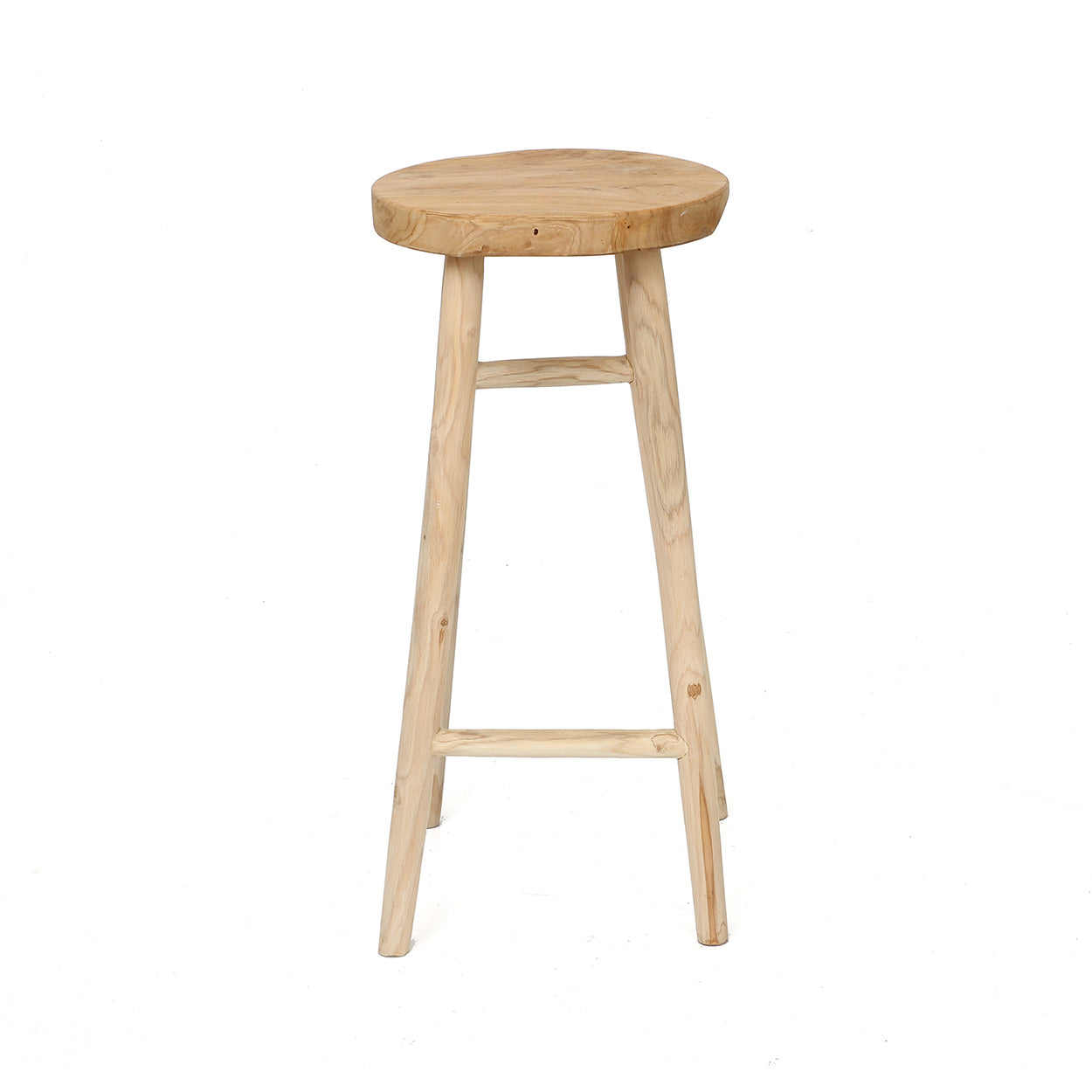 Barhocker aus Naturholz – Ø35 cm, Höhe 75 cm