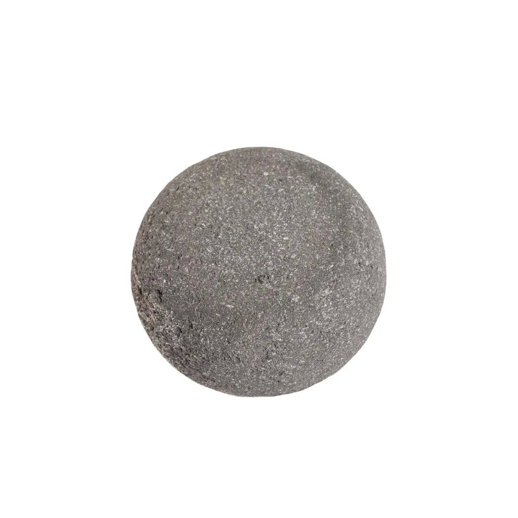 Salzschale aus Lavastein in Grau-Granit, Kieselform