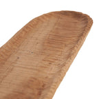 Schneidebrett aus massivem Teakholz mit durchbrochenem Griff – 45x9 cm