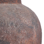 Amphoren-Vase aus Terrakotta in Bordeaux, patiniert – H70 cm - XXL