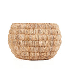 Runder Korb aus Bananenblatt Natur 58x37 cm