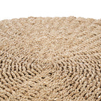 Runder Teppich aus geflochtenem Sisal in Naturbeige – Ø100 cm