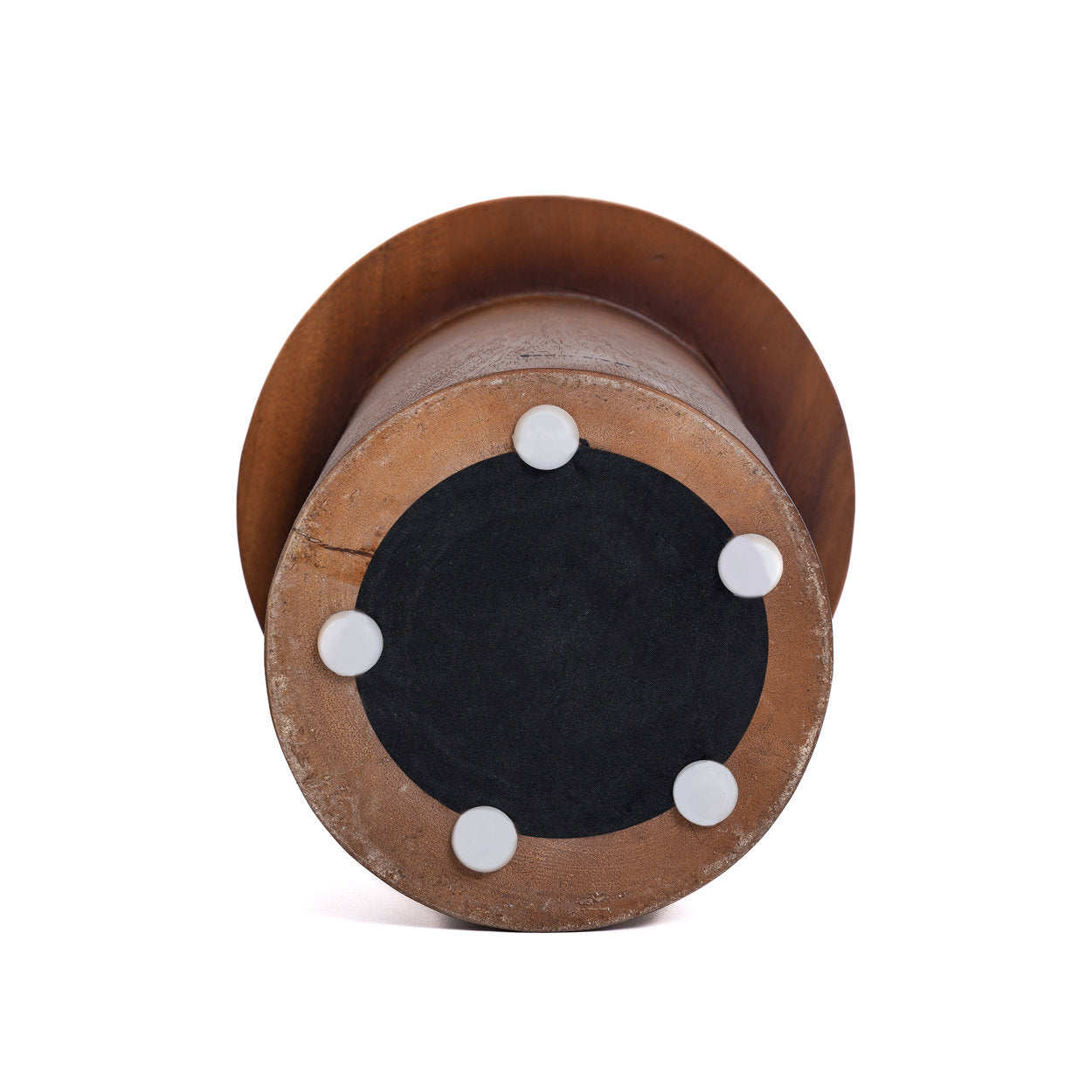 Beistelltisch aus Suarholz Natur 45x30 cm mit weichen Linien