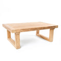 Couchtisch aus recyceltem Teak Natur 110x70 cm