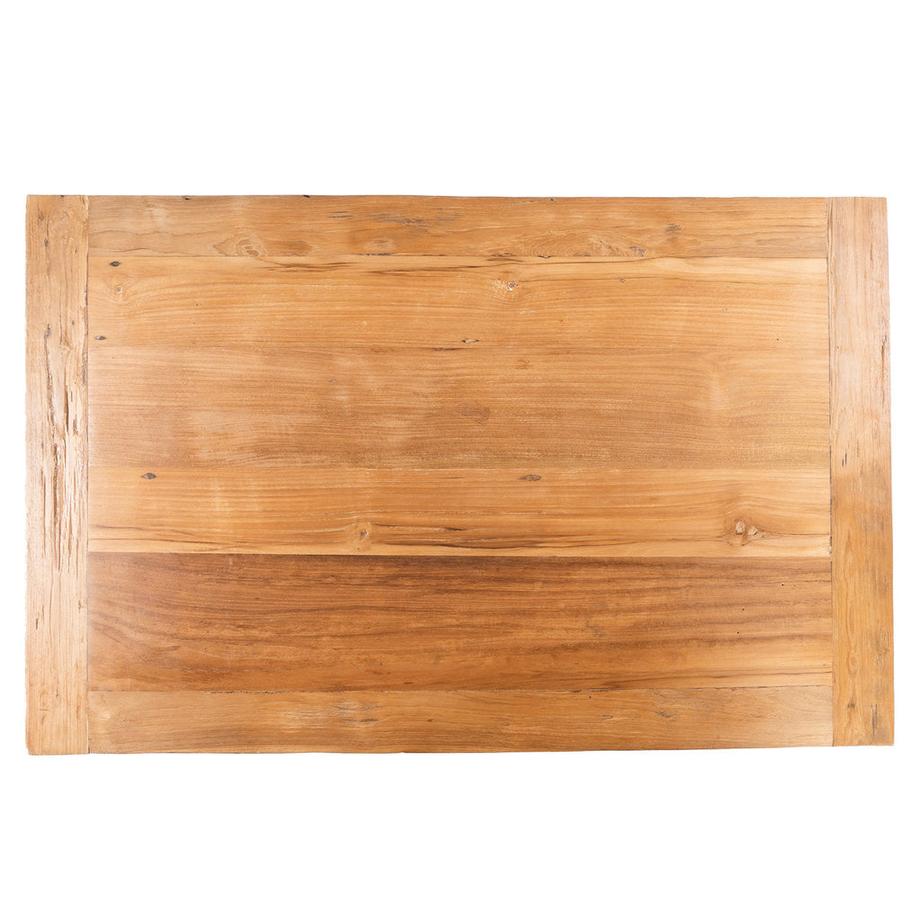 Couchtisch aus recyceltem Teak Natur 110x70 cm