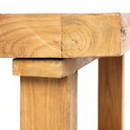 Couchtisch aus recyceltem Teak Natur 110x70 cm