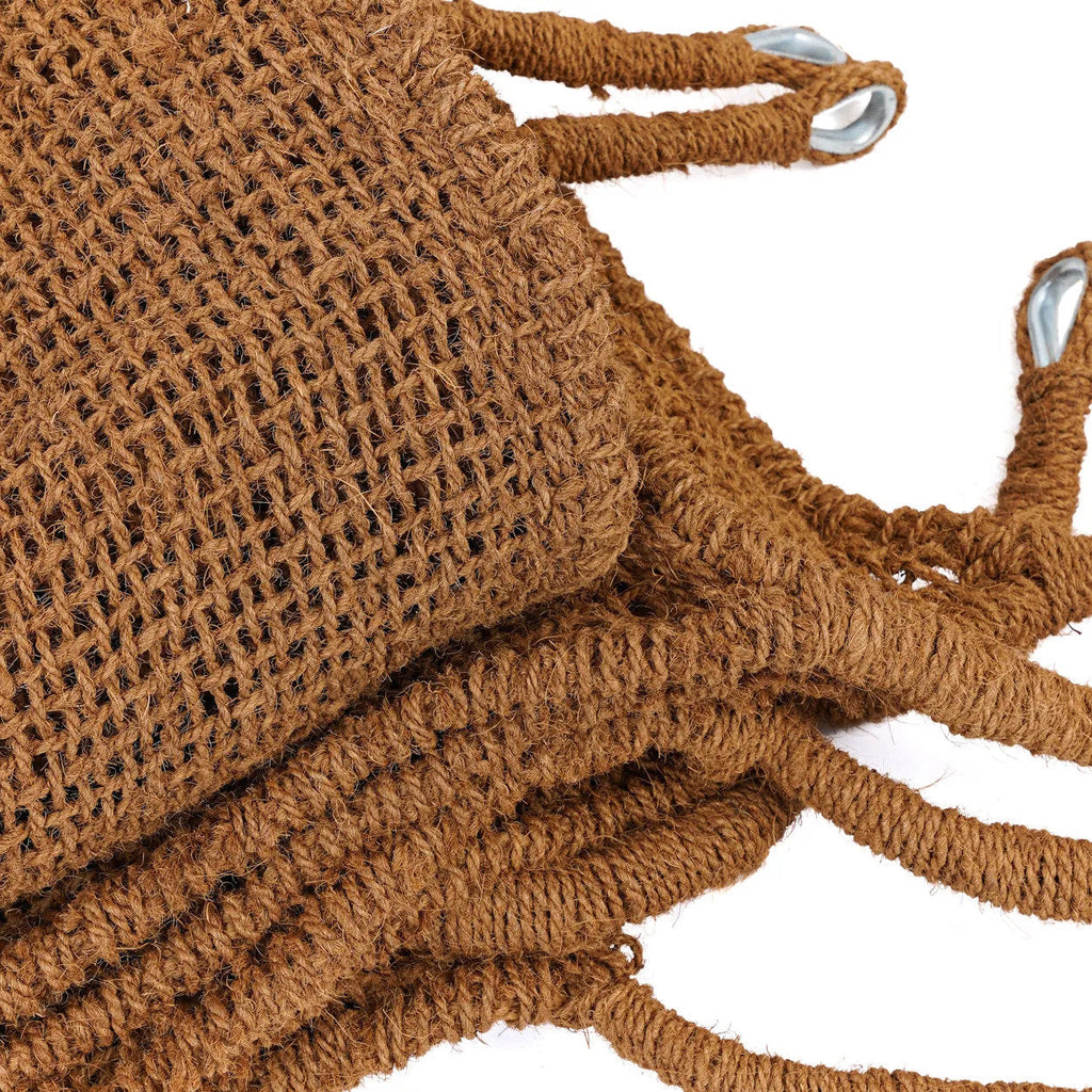 Rechteckiger Teppich aus Kokosfaser Natur für draußen – 500x300 cm
