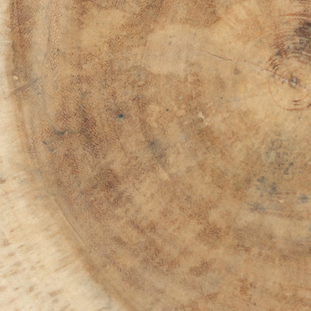 Hocker aus massivem Suar-Holz Natur 45 cm