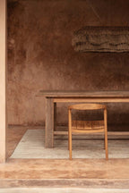 Hängeleuchte mit Fransen aus Naturfasern in Strohbeige – 140x60 cm