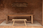 Hängeleuchte mit Fransen aus Naturfasern in Strohbeige – 140x60 cm