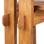 Barhocker aus Teak Natur 108 cm für innen und außen