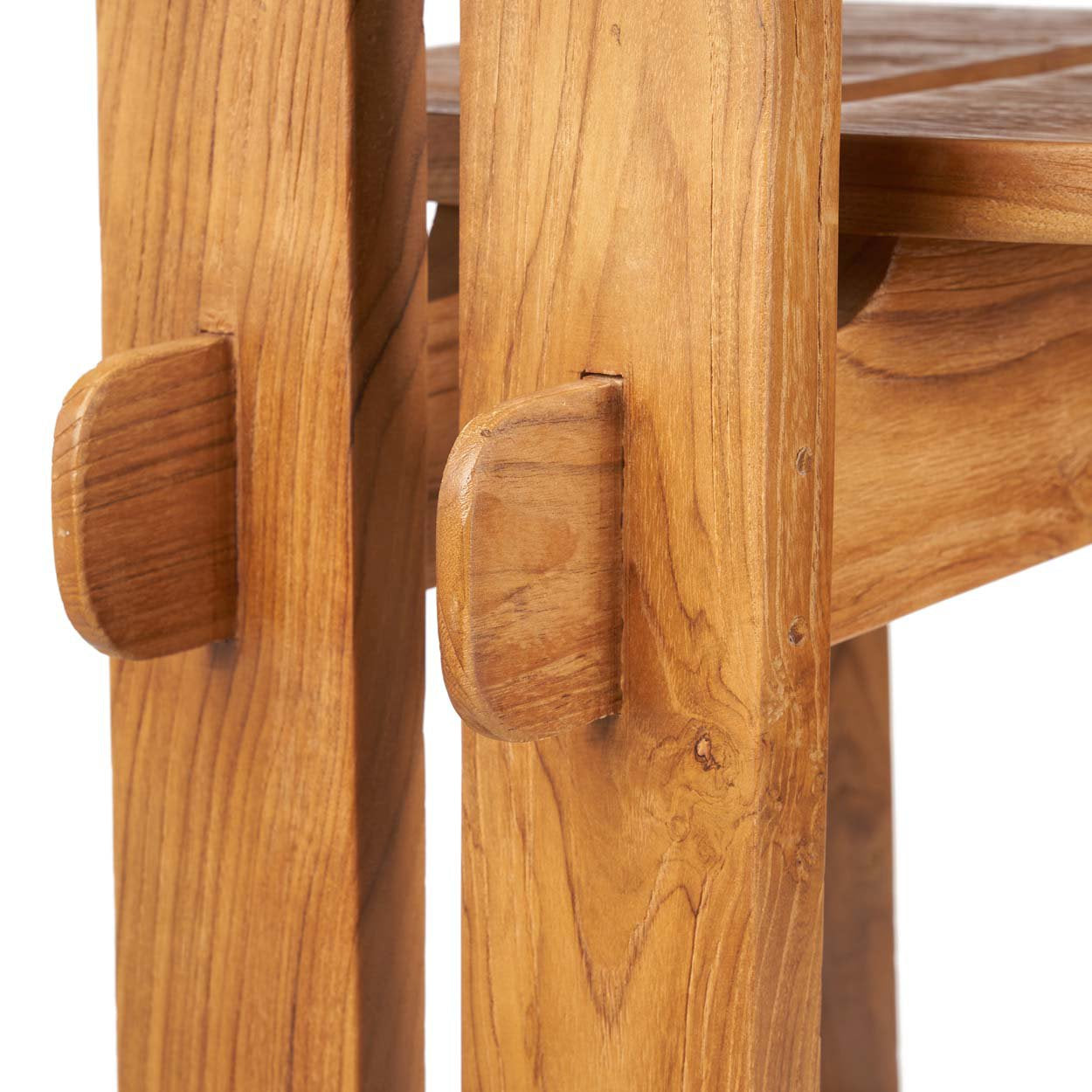 Barhocker aus Teak Natur 108 cm für innen und außen