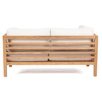 Modulares 2-Sitzer-Sofa aus recyceltem Teak Natur 160 cm