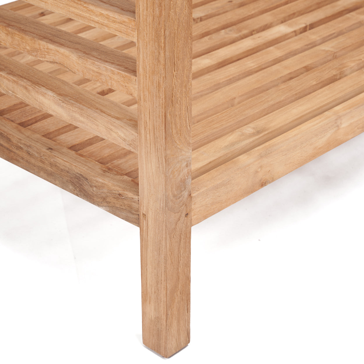 Modulares 2-Sitzer-Sofa aus recyceltem Teak Natur 160 cm