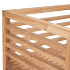 Modulares 2-Sitzer-Sofa aus recyceltem Teak Natur 160 cm