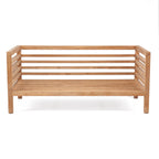 Modulares 2-Sitzer-Sofa aus recyceltem Teak Natur 160 cm