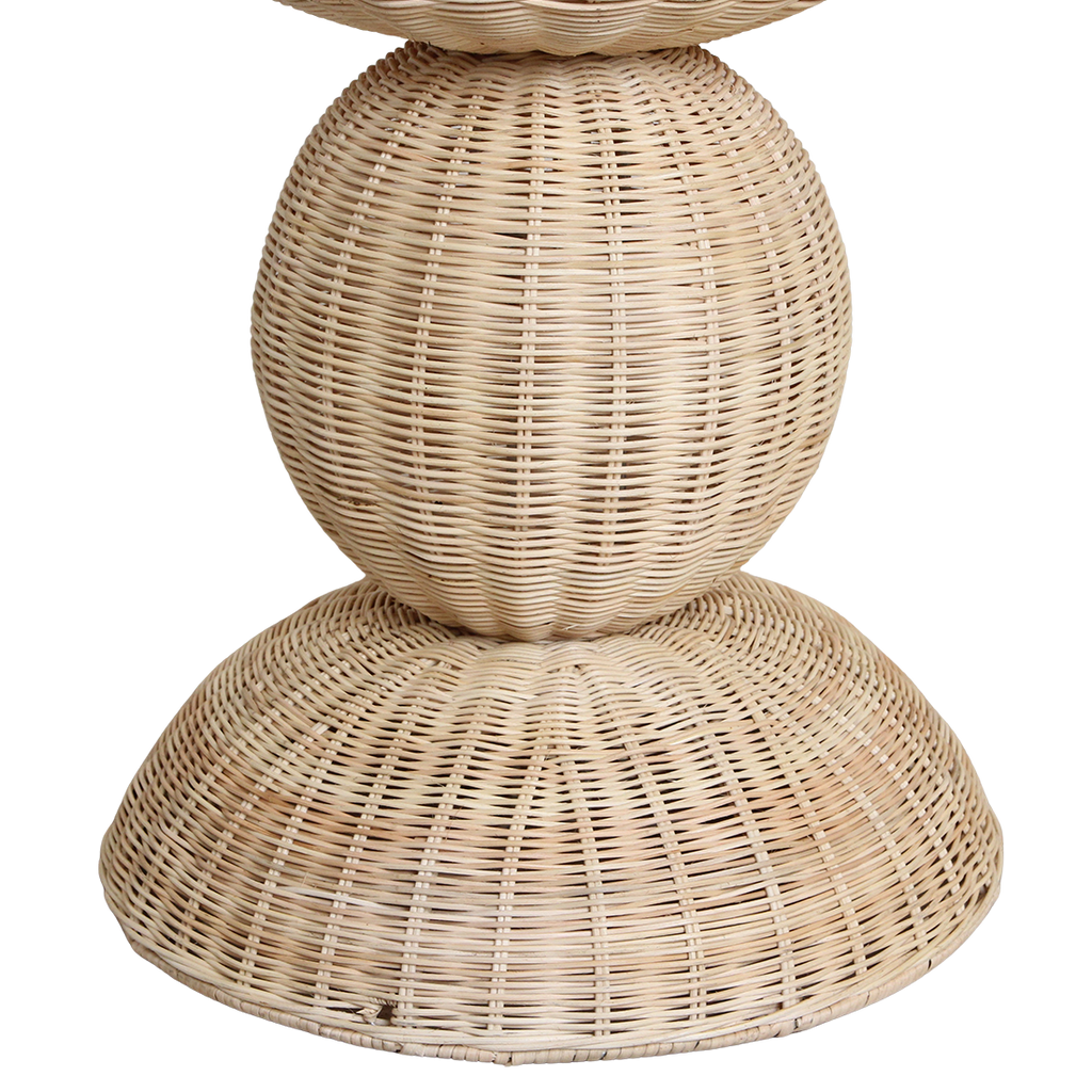 Stehlampe aus Rattan Natur fürs Wohnzimmer – H140 cm