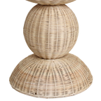 Stehlampe aus Rattan Natur fürs Wohnzimmer – H140 cm