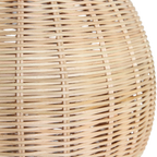 Stehlampe aus Rattan Natur fürs Wohnzimmer – H140 cm
