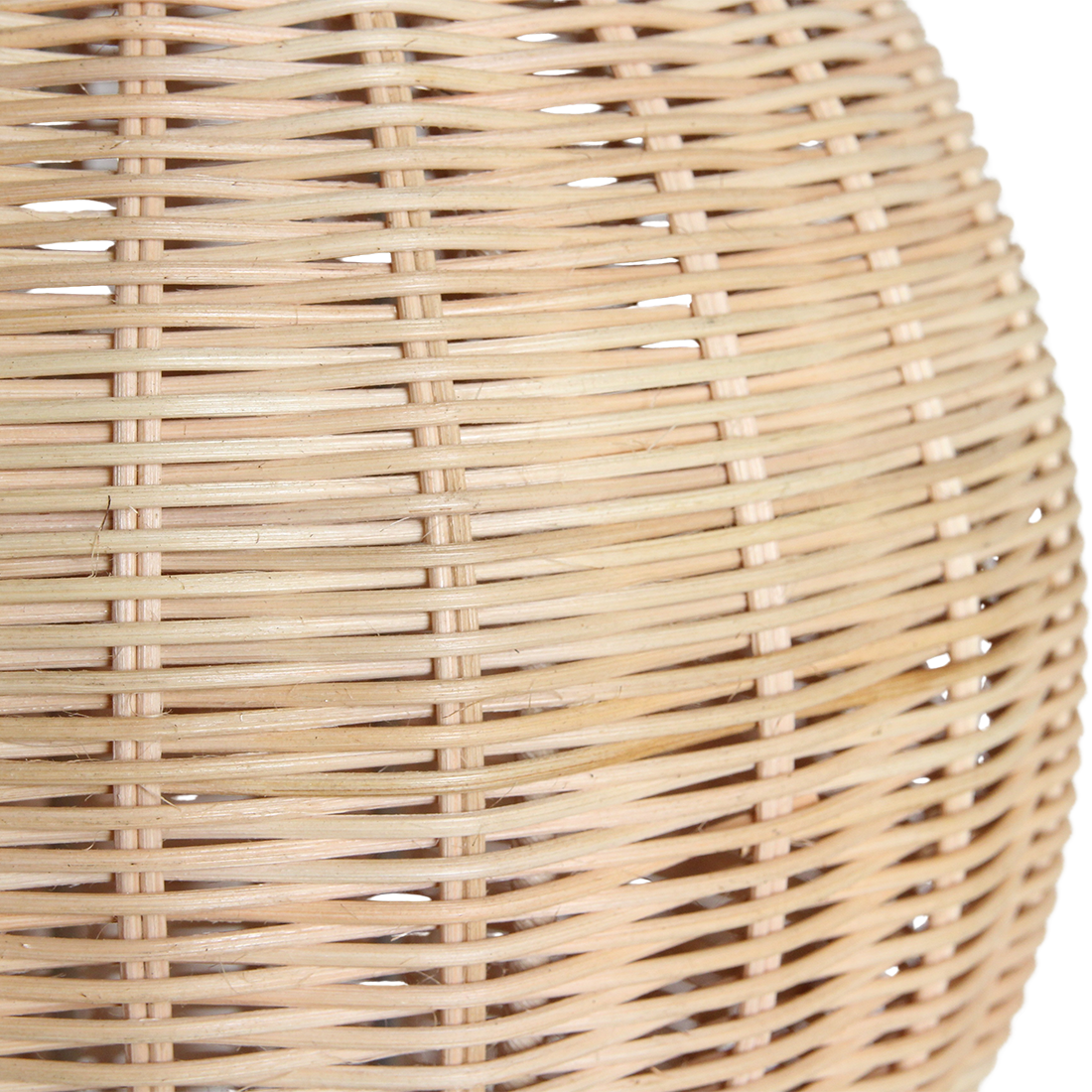 Stehlampe aus Rattan Natur fürs Wohnzimmer – H140 cm