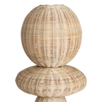 Stehlampe aus Rattan Natur fürs Wohnzimmer – H140 cm