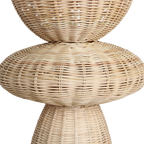 Stehlampe aus Rattan Natur fürs Wohnzimmer – H140 cm
