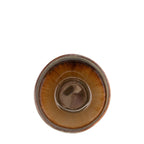 Schale aus glasiertem Steinzeug in Beige und Braun – 12 cm