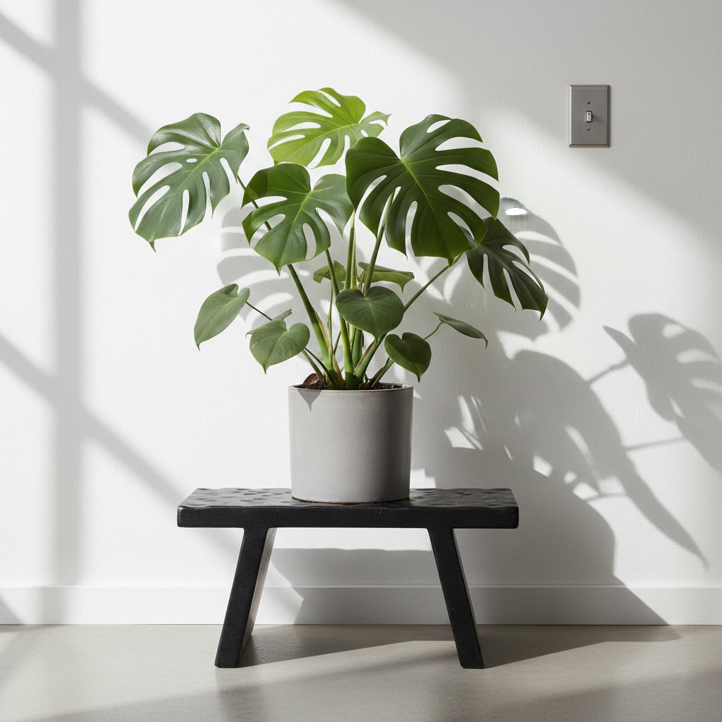 Couchtisch aus Mangoholz mit Schnitzdekor in Schwarz, eckig – 40x25 cm