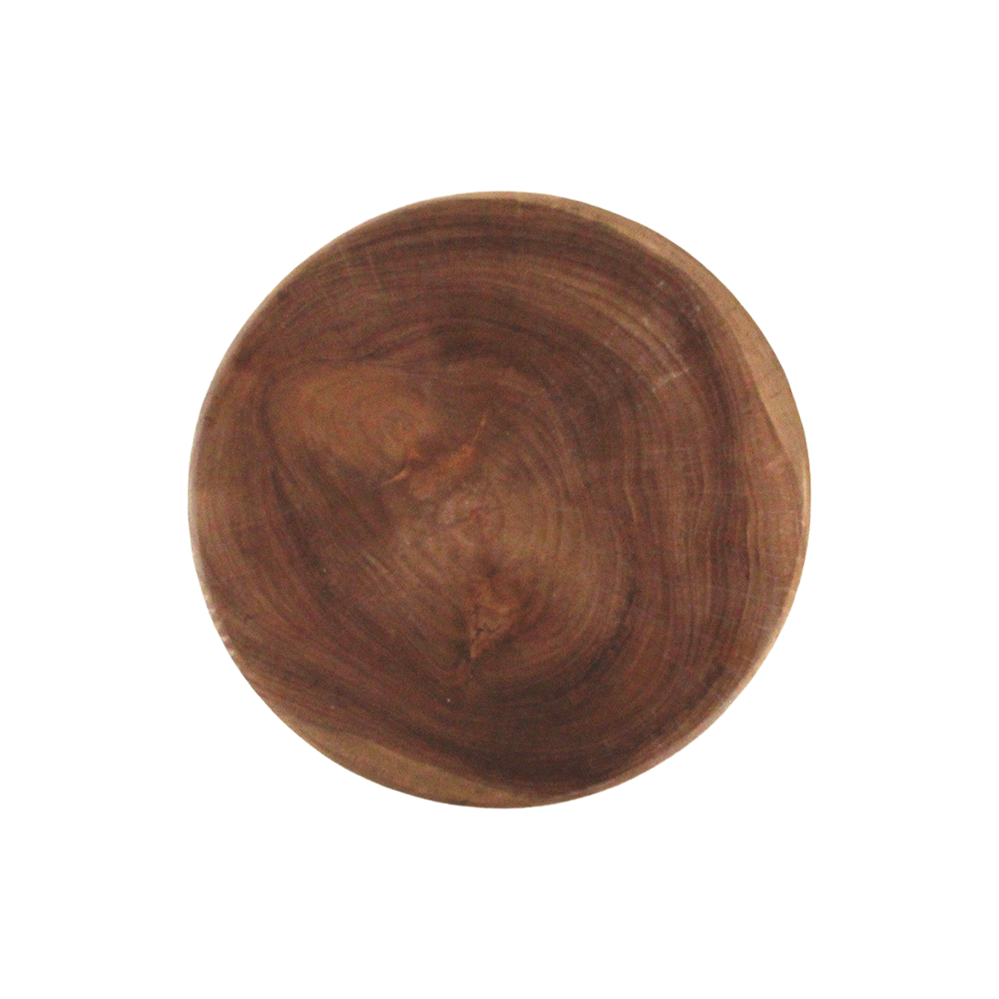 Hocker aus massivem Teakholz Natur in Totemform – H 65 cm