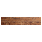 Konsolentisch aus hellem Recyclingholz mit Ablage – 140x30 cm