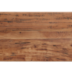 Konsolentisch aus hellem Recyclingholz mit Ablage – 140x30 cm