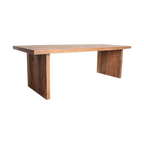 Esstisch aus recyceltem Holz Natur fürs Esszimmer – 240x90 cm