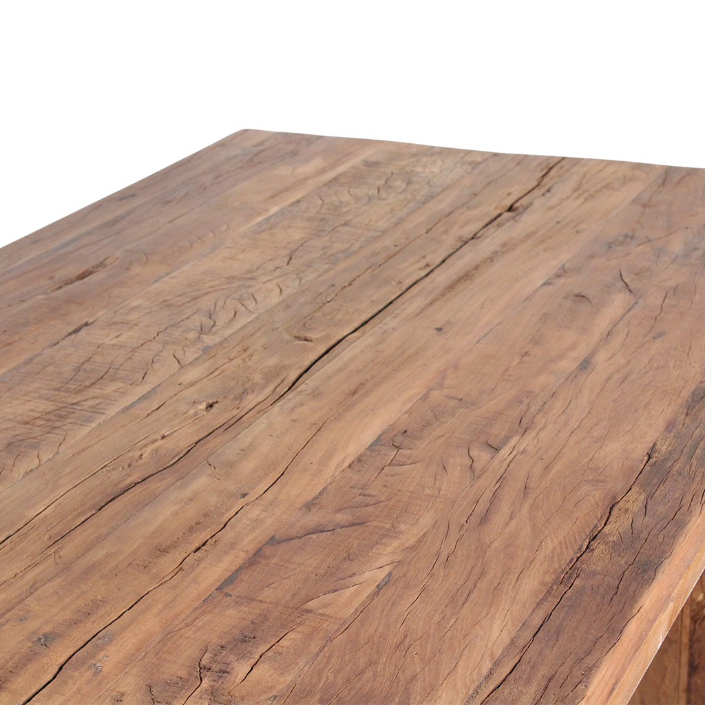 Esstisch aus recyceltem Holz Natur fürs Esszimmer – 240x90 cm
