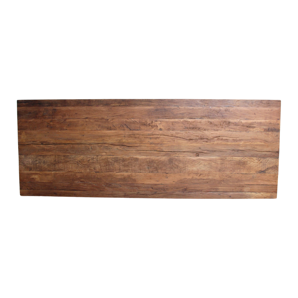 Esstisch aus recyceltem Holz Natur fürs Esszimmer – 240x90 cm