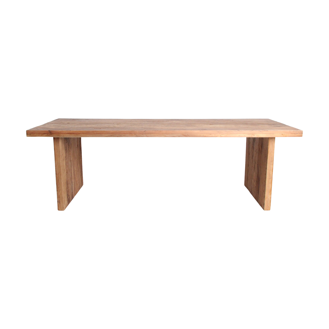 Esstisch aus recyceltem Holz Natur fürs Esszimmer – 240x90 cm