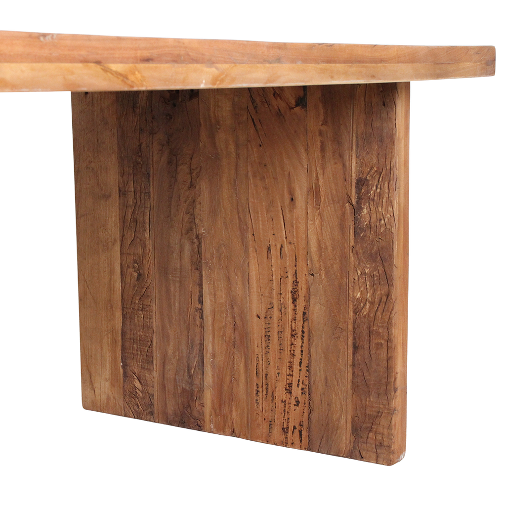 Esstisch aus recyceltem Holz Natur fürs Esszimmer – 240x90 cm
