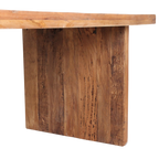 Esstisch aus recyceltem Holz Natur fürs Esszimmer – 240x90 cm