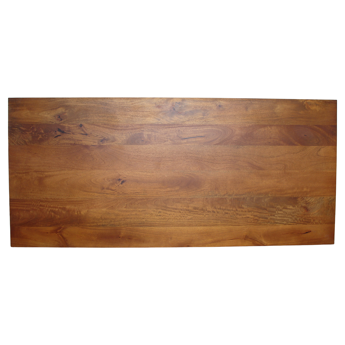Esstisch aus Mangoholz in Braun mit abgerundeten Kanten – 200x90 cm