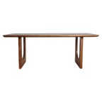 Moderner Esstisch aus braunem Mangoholz – 240x90 cm
