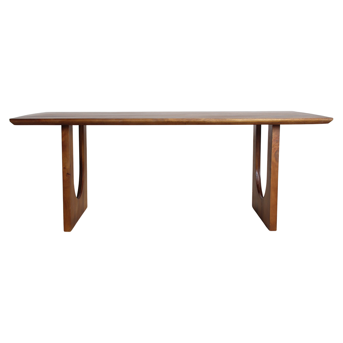 Moderner Esstisch aus braunem Mangoholz – 240x90 cm