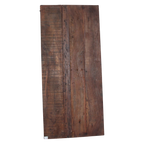 Esstisch aus recyceltem Holz in Braun mit Vintage-Metallgestell – 165x75 cm