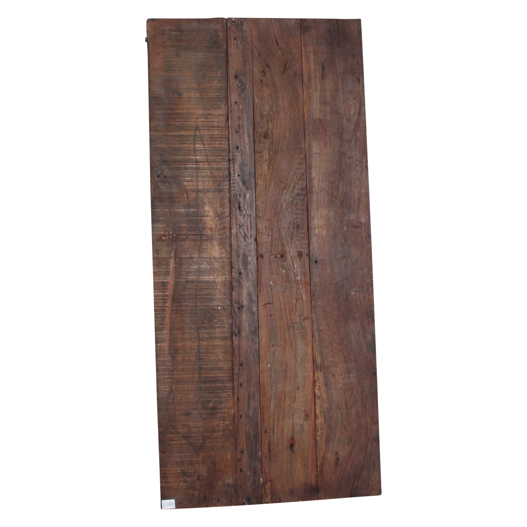Esstisch aus recyceltem Holz in Braun mit Vintage-Metallgestell – 165x75 cm