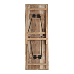 Klappbarer Bartisch aus recyceltem Holz in Beige für innen und außen – 170x60 cm