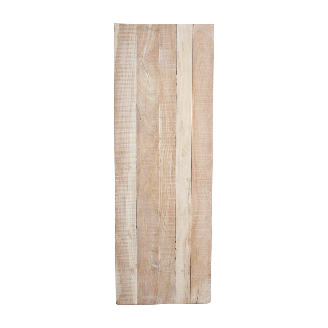 Klappbarer Bartisch aus recyceltem Holz in Beige für innen und außen – 170x60 cm