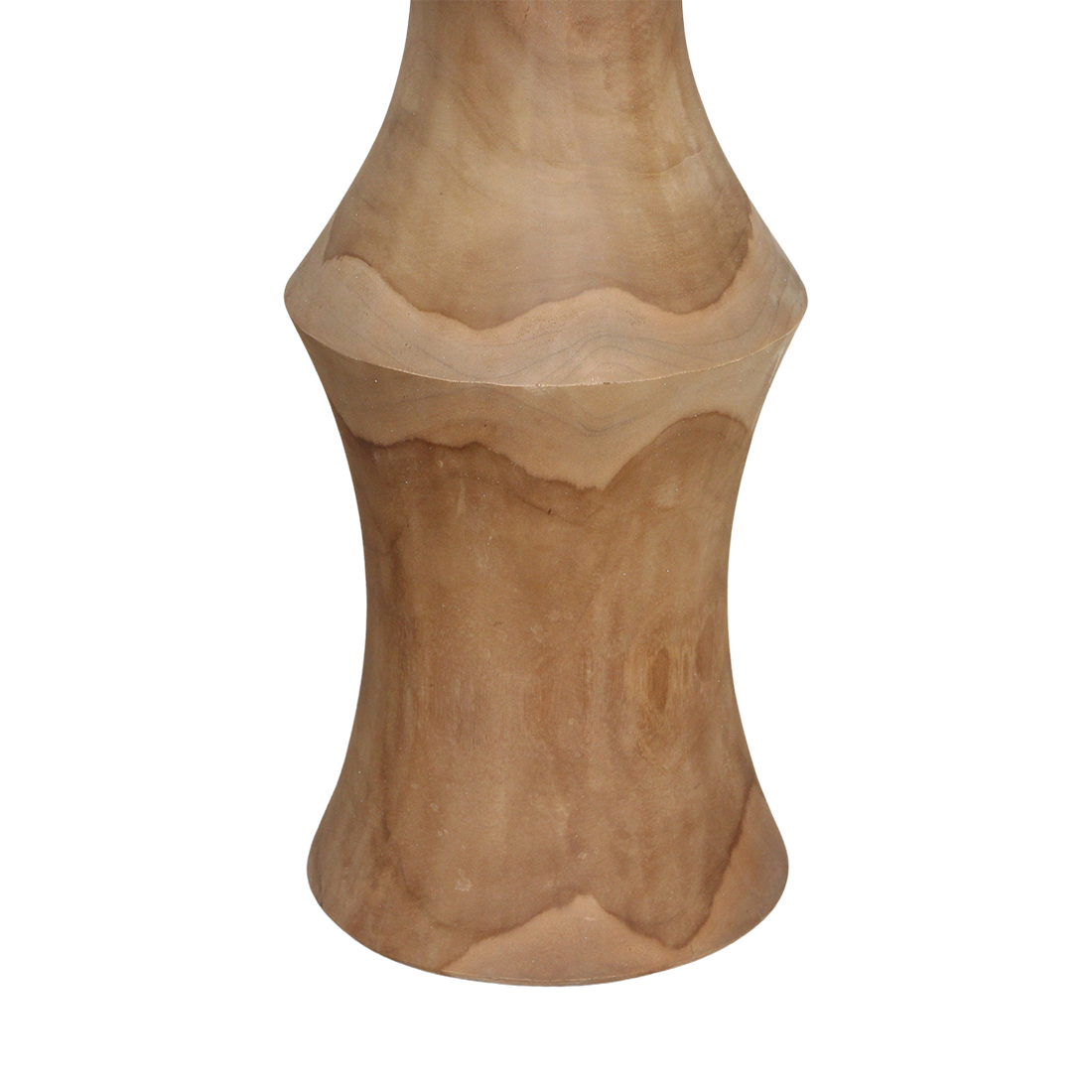 Runder Beistelltisch aus recyceltem Teakholz Natur – 50x50x60 cm