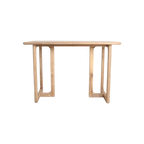 Bartisch aus recyceltem Teakholz mit runden Ecken – 160x80x105 cm