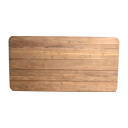 Bartisch aus recyceltem Teakholz mit runden Ecken – 160x80x105 cm